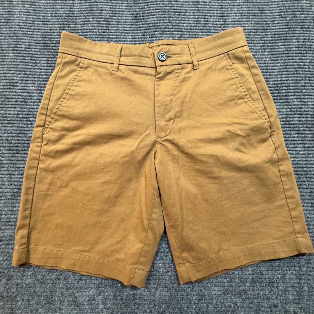 Marc Anthony Chino Shorts‎ Men's 30 Brown Slim Fit Stretch Waist